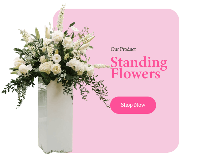 Produk Home Ocha Florist 4 Standing Flowers