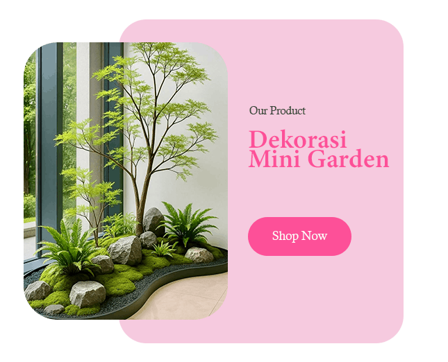 Produk Home Ocha Florist 7 Dekorasi Mini Garden